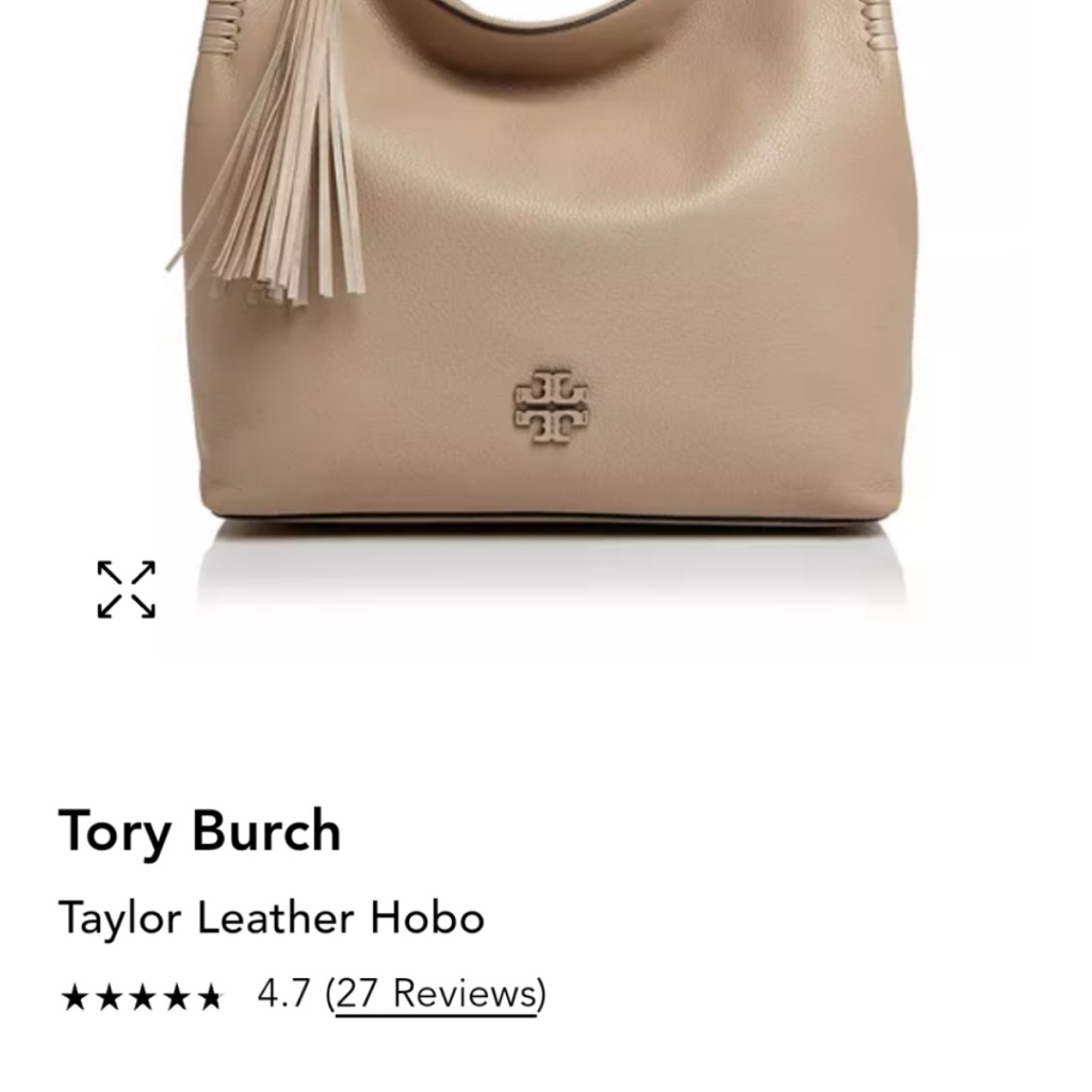 Tory Burch Hobo Bag Nude; Perfect Condition - Discontinued / Hard To Find